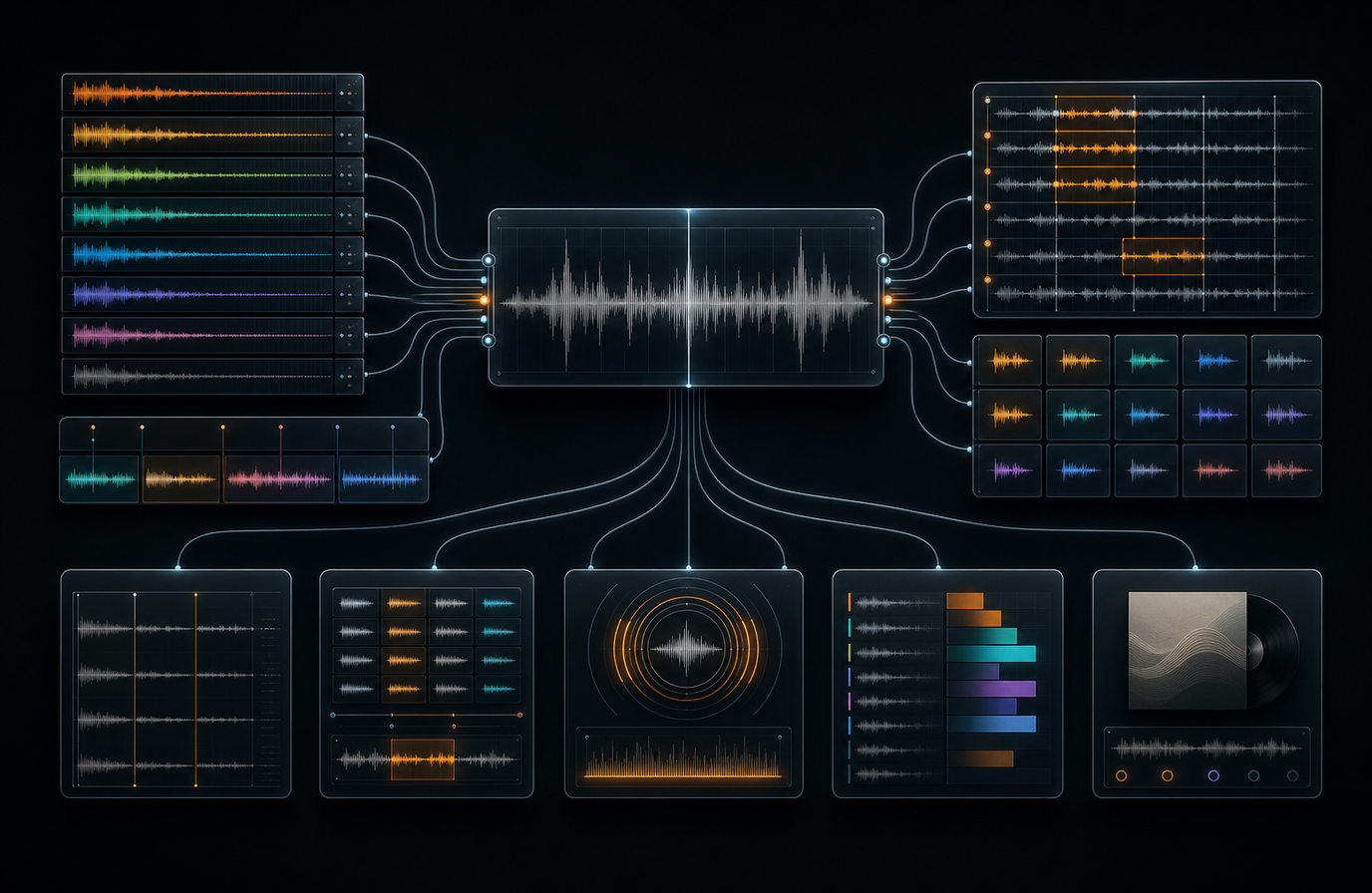 SongStrip workflow in the ProduceHits suite